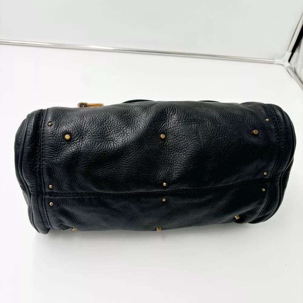 Authentic Chloe Paddington Medium Black Padlock Hand Bag Tote Bag Very good✨🔥