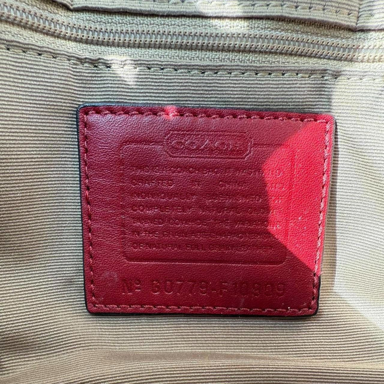 Authentic Coach Soho shoulder bag burgundy