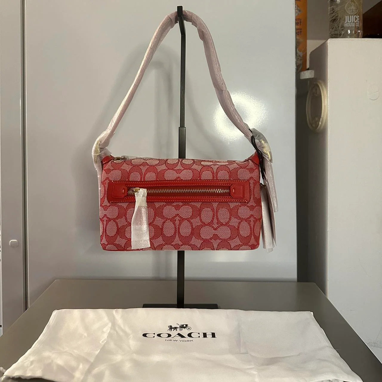 Coach Demi Signature Jacquard Sport Red Honolulu Fukubukuro Grab Bag Limited Edition NWOT๐๐