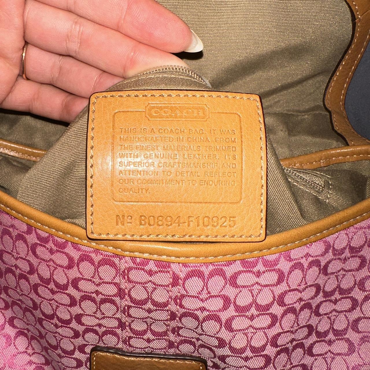 Coach Pink Signature Jacquard Soho Mini Vintage Bagππ
