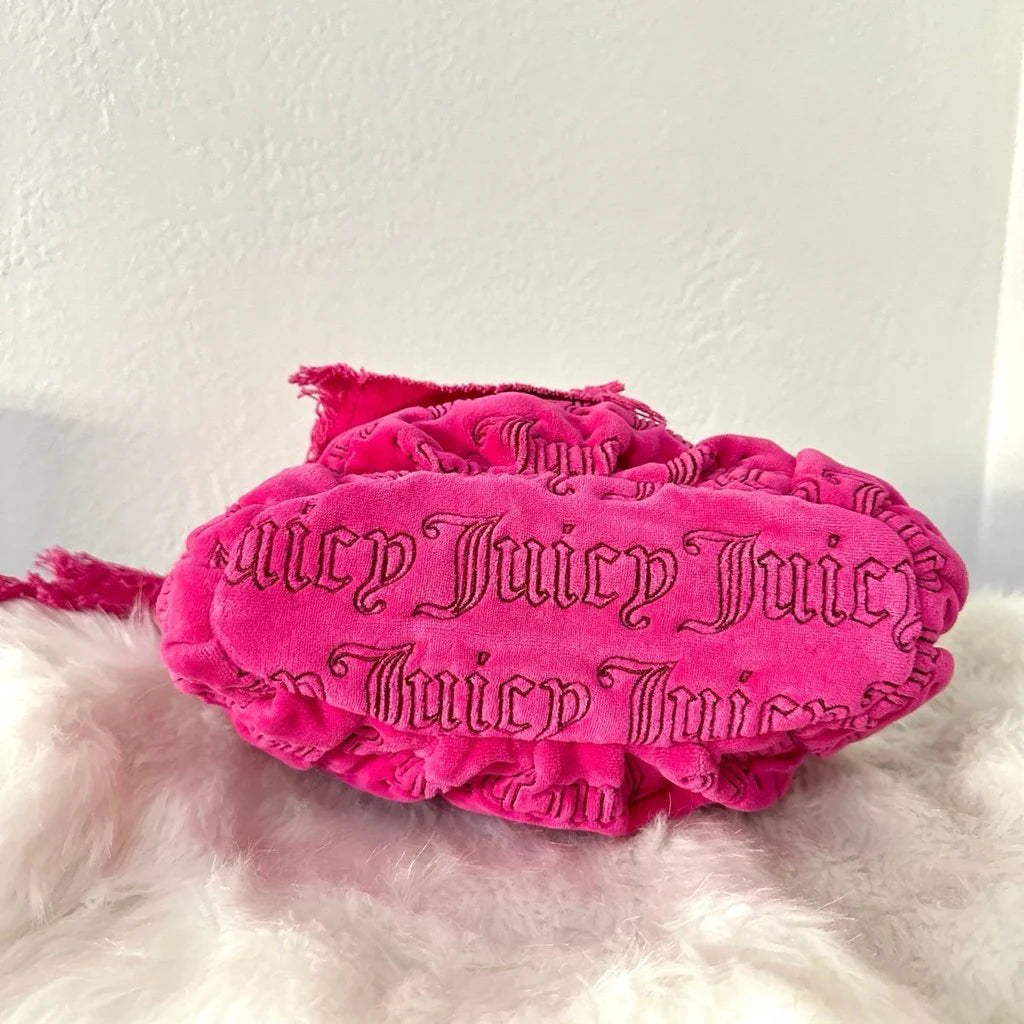 Juicy Couture Pink Velour Handbag🌺🩷