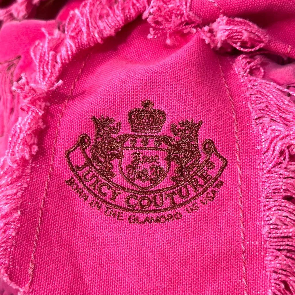 Juicy Couture Pink Velour Handbag🌺🩷