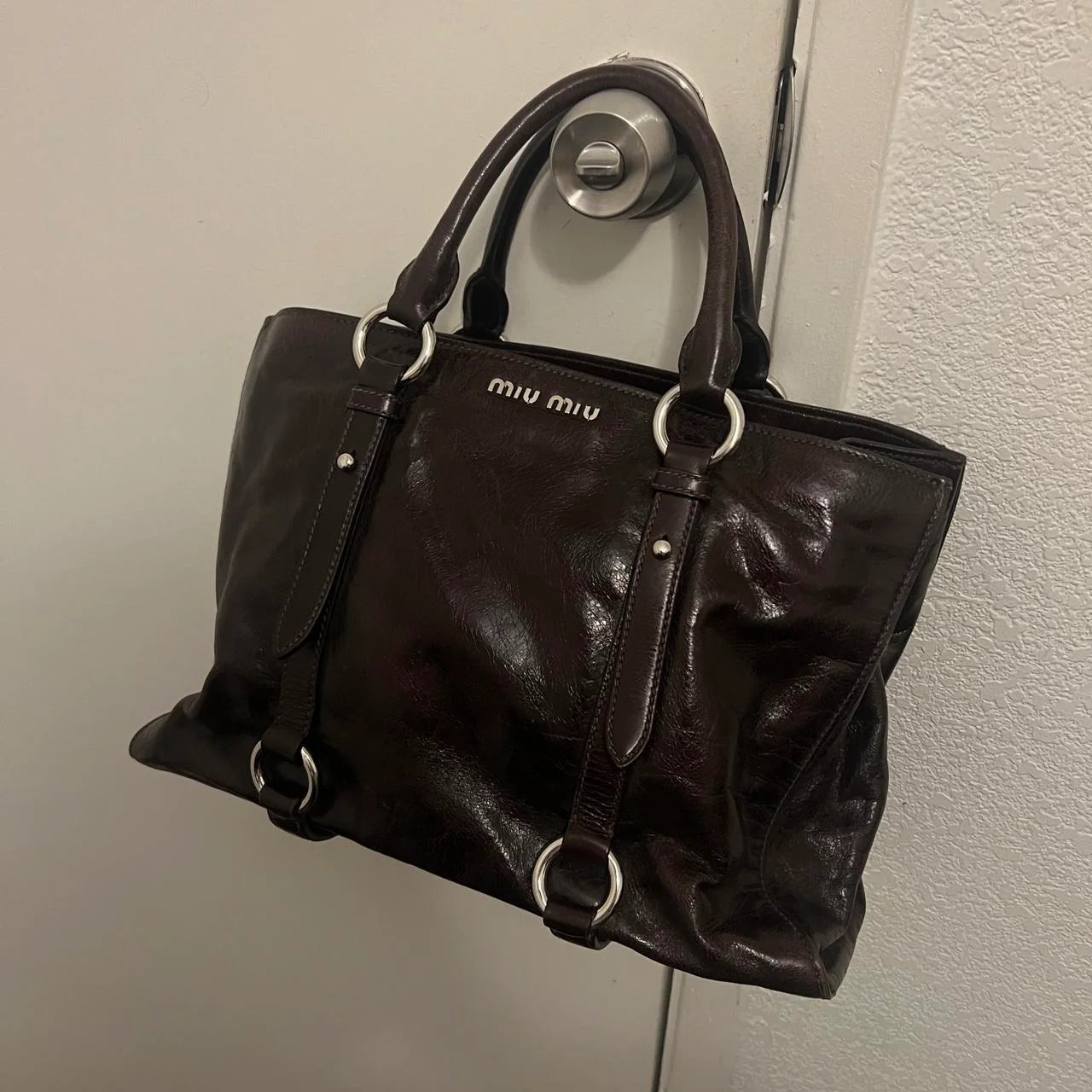 ๐๐Preowned dreamy Miu Miu leather bag๐๐
