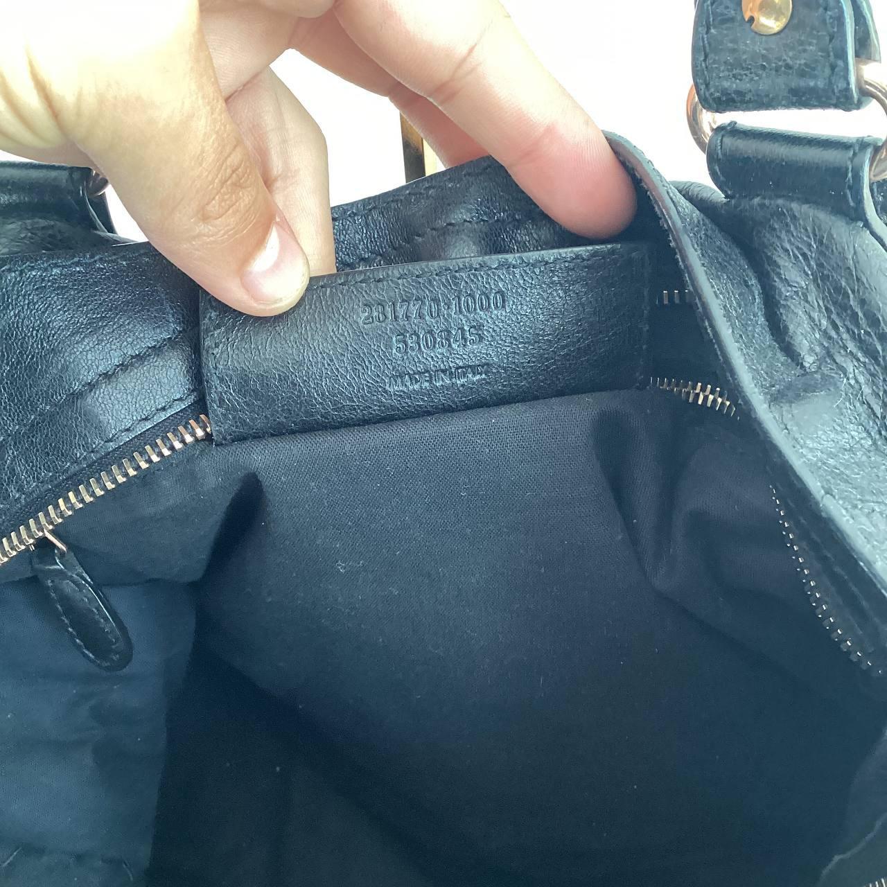 π€π§³ Preowned BALENCIAGA Classic City β Jet Black with Aged Brass Hardware π§³π€