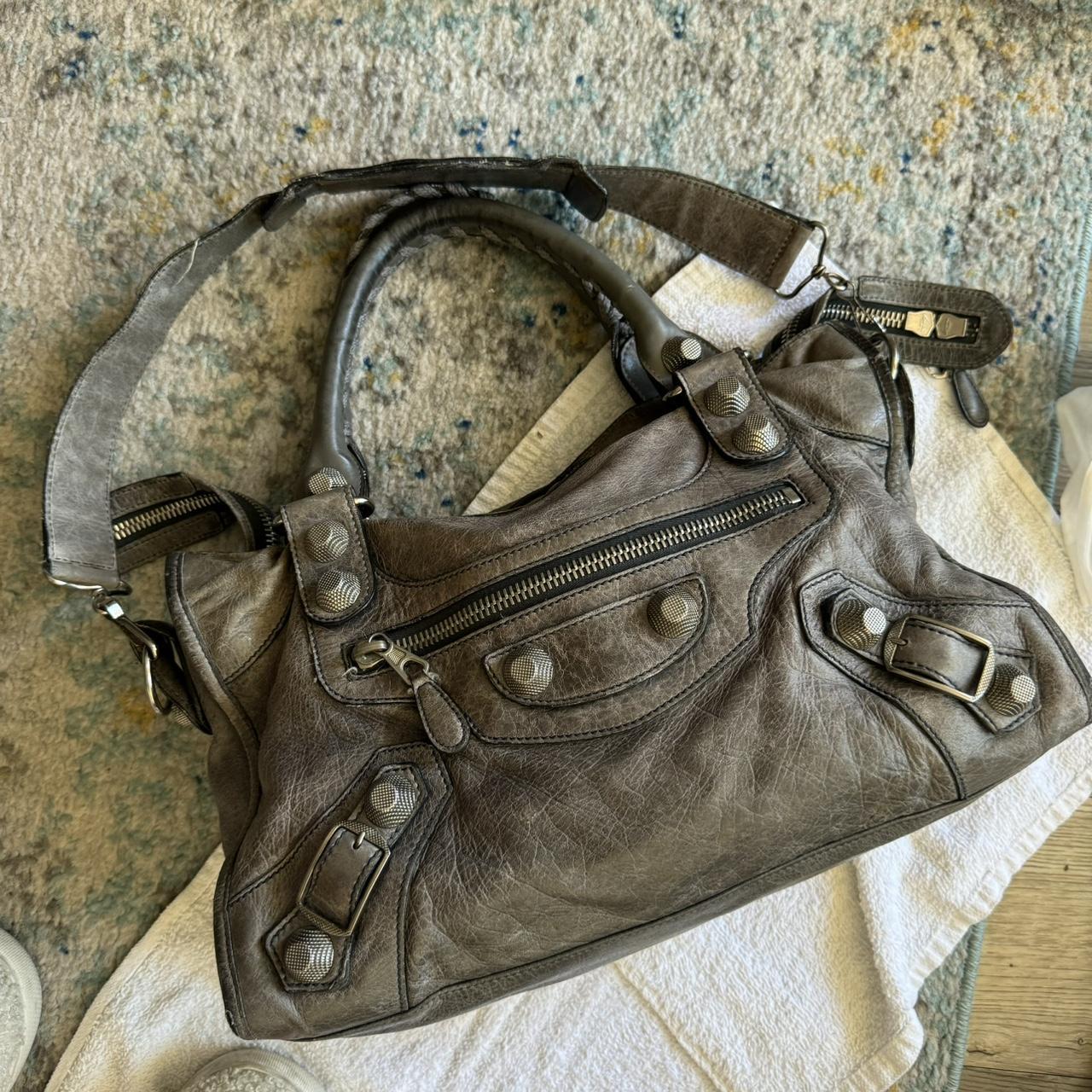 π€πΌ Preowned BALENCIAGA Classic City β Anthracite Grey with Giant Covered Hardware πΌπ€