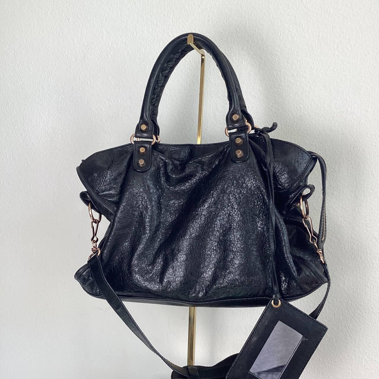 π€π§³ Preowned BALENCIAGA Classic City β Jet Black with Aged Brass Hardware π§³π€