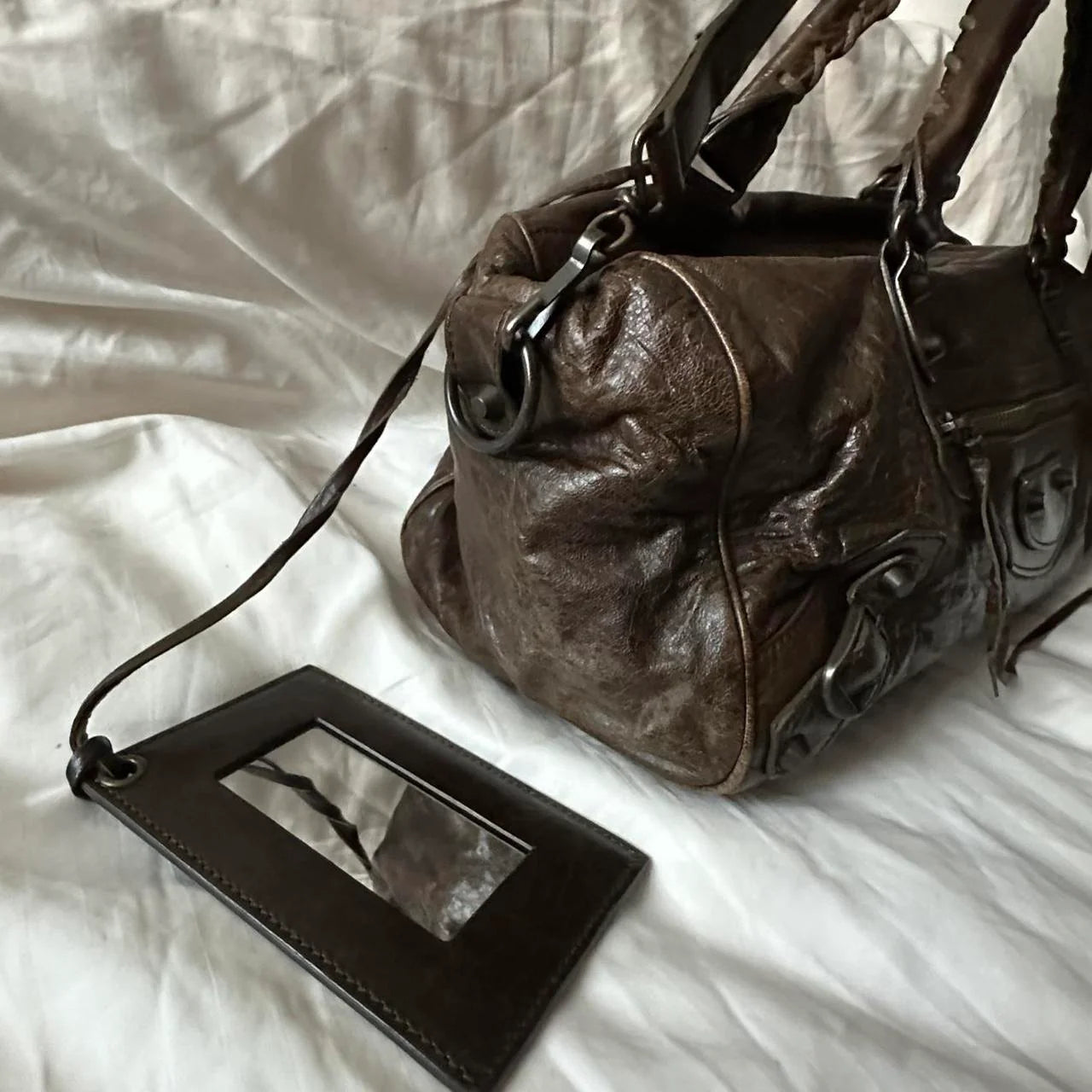 🍇💜Preowned BROWN BALENCIAGA CITY BAG🍇💜