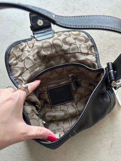 vintage y2k coach black mini soho
