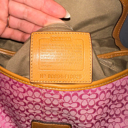 Coach Demi Signature Jacquard Sport Red Honolulu Fukubukuro Grab Bag Limited Edition NWOT💜🍇