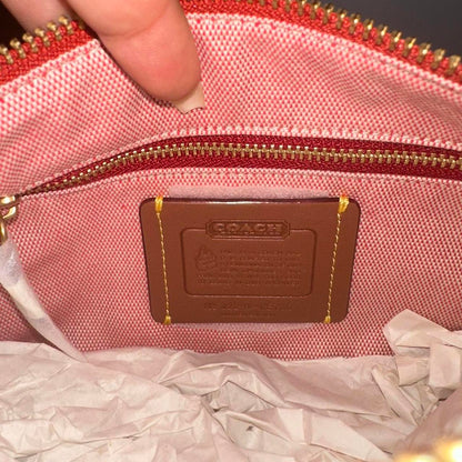 Coach Demi Signature Jacquard Sport Red Honolulu Fukubukuro Grab Bag Limited Edition NWOT💜🍇