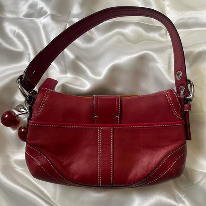 2007 Coach Mini Red Soho 💋🍒