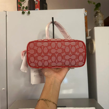 Coach Demi Signature Jacquard Sport Red Honolulu Fukubukuro Grab Bag Limited Edition NWOT💜🍇