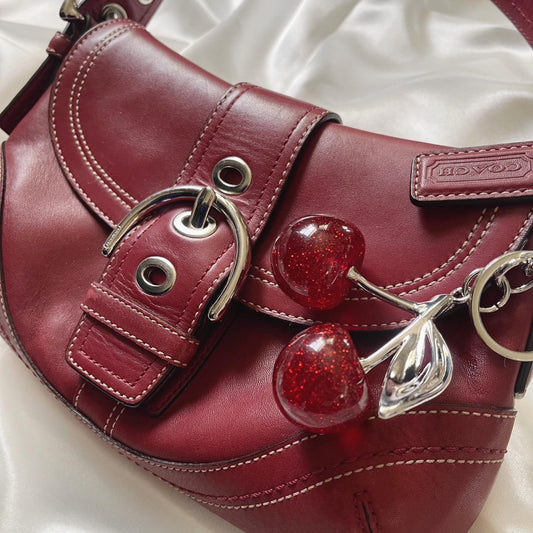 2007 Coach Mini Red Soho 💋🍒